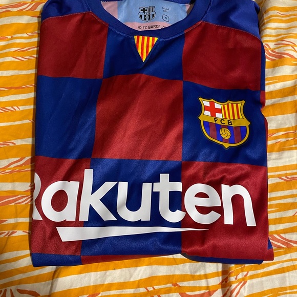 2019-2020 FC Barcelona Home Jersey - Red/Blue Checkered - Size “Men’s” Small - Picture 7 of 7